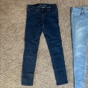 3 pair of American Eagle jeans
